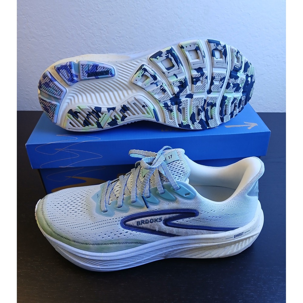 Brooks Ghost 17 Women's Running Shoes Blue Lavender 120431 1B 412 Size 10 NEW - Picture 2 of 12